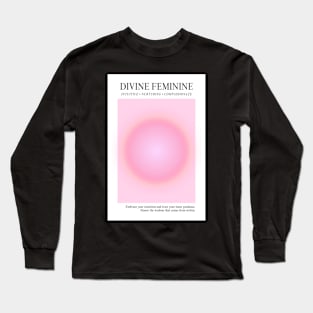 Divine Feminine Pink Aura Long Sleeve T-Shirt